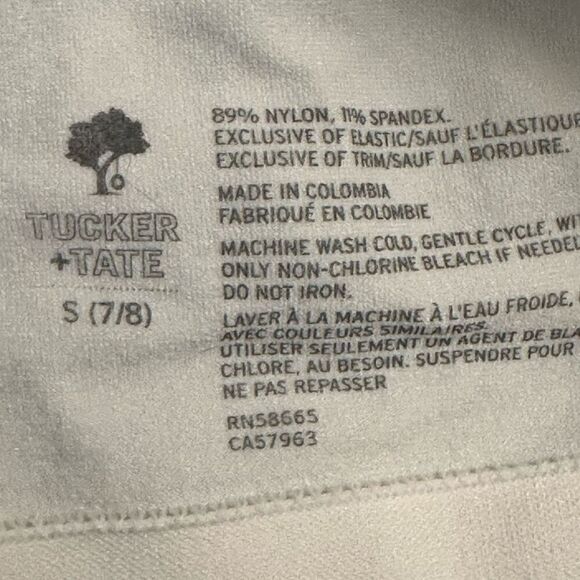 Tucker + Tate Lace Back Halter Seamless Bralette Ivory White Small 7/8 - Picture 3 of 3